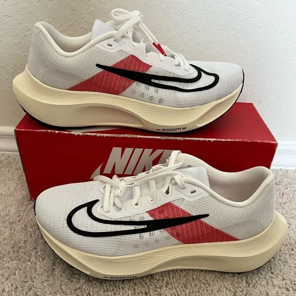 Nike Zoom Fly 5 Low Eliud Kipchoge White Running Shoes